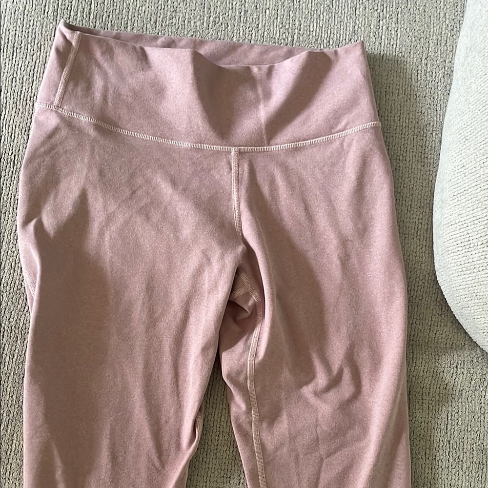 Pink High-Waisted Leggings